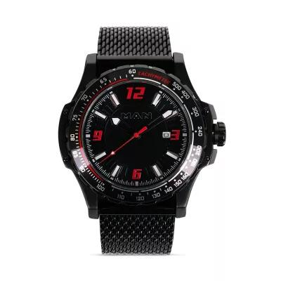 MAN Edelstahl Uhr