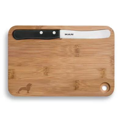 MAN FRÜHSTÜCK „cut and eat“ - Messer und Schneidebrett